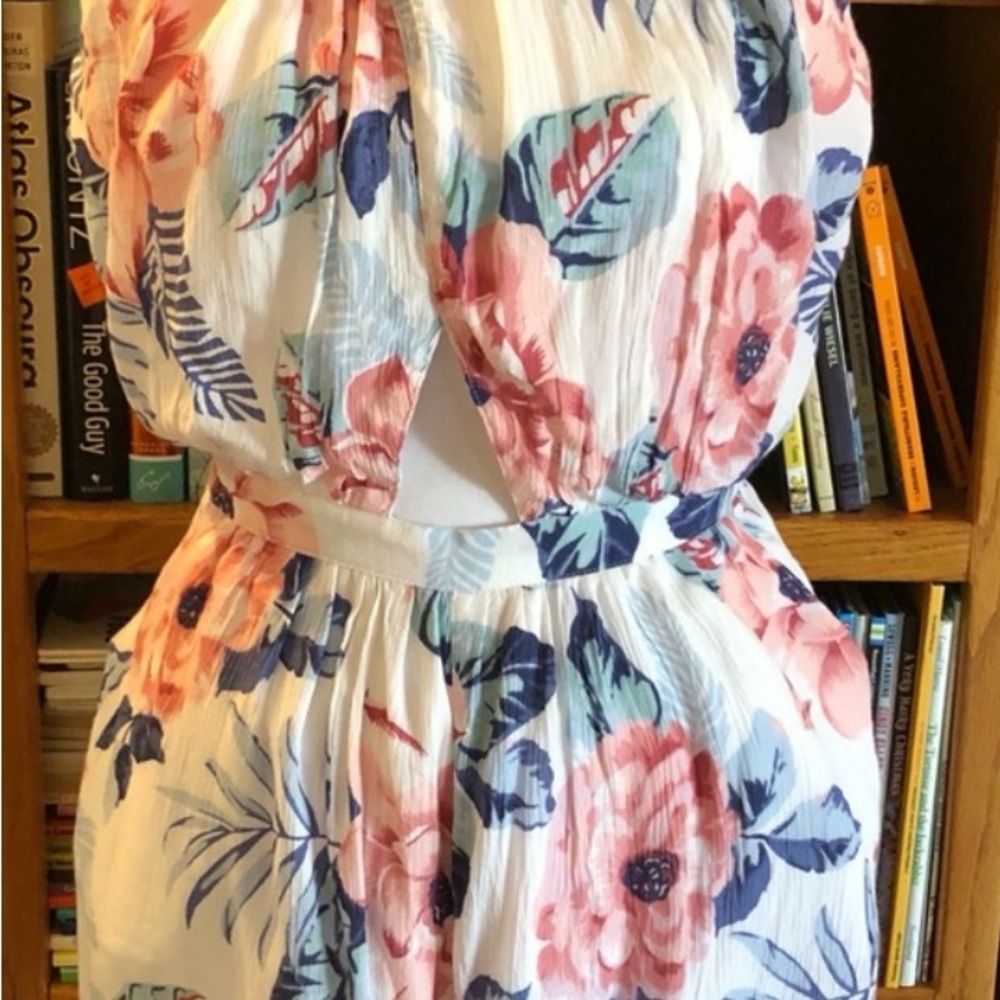 Floral Sleeveless Romper